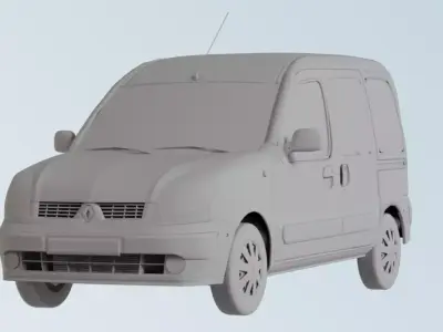 Car - Renault kango 3D model