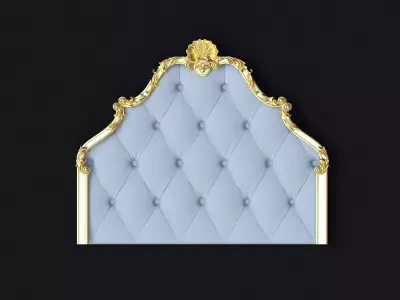 bed headboard 3D model