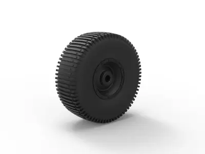 Offroad wheel 28 3D print model
