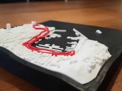 Monaco Circuit Mini Print Free 3D print model