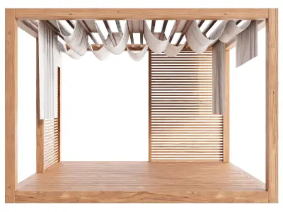 Garden Lounge Structur 06 3D model