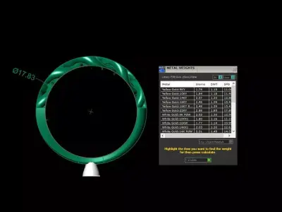 Gold Chain-Style Bracelet  HighQuality  3D print model