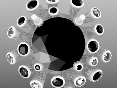 The Ring Coral 3D print model