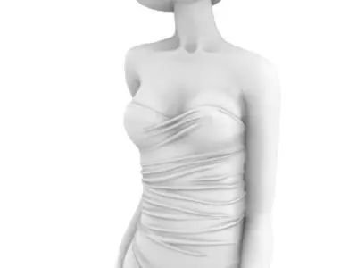 Model at Fashion show 3d Print model 3D print model