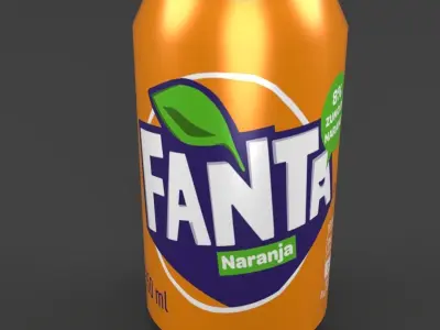 AN DRINKS 001 - Soda and beer  Free 3D model