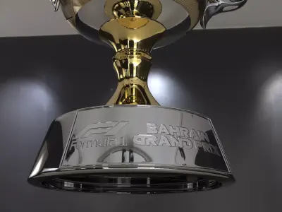 F1 Bahrain GP Award Trophy 3D model
