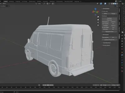 Mercedes Sprinter 3D print model