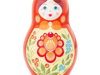 matryoshka doll 3D model
