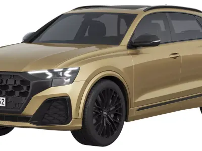 Audi Q8 2024 3D model
