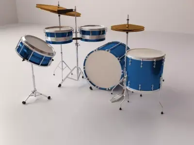 Drum Kit 3D model