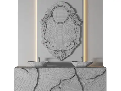 Luxury Bathroom 228 3D model