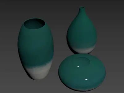 Handmade NCYP vases 3D model