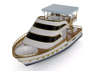 Cabin Cruiser 3D model