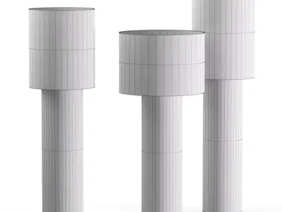 Foscarini for Diesel Pipe Floor Lamps 3D model