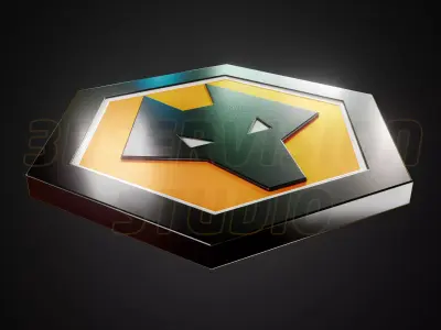 Wolverhampton Wanderers FC logo - Cinematic - 3D print 3D model