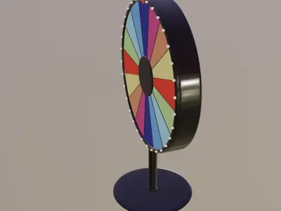 Spinning Wheel 3D model