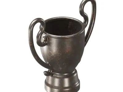 Rusty Championship Trophy 3D model