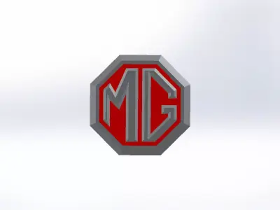 MG logo 3D print model