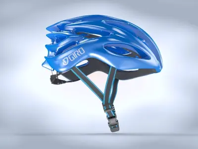 Bicycle Helmet Low-poly 3D model