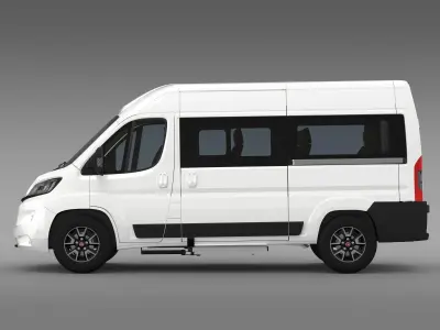 Fiat Ducato Panorama 2017 3D model