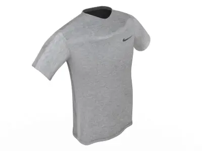 nike T shirt Low-poly 3D model