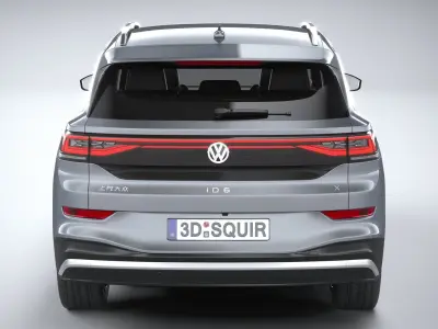 Volkswagen ID6 X 2022 3D model