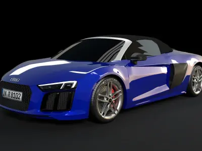 Car Model audi sports 3D print model