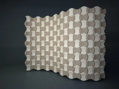 09 3DECOR PATTERN WALL Low-poly 3D model