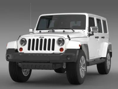Jeep Wrangler Unlimited Indian Summer 2014 3D model