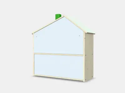 FLISAT Dolls house-wall shelf 1 Low-poly 3D model