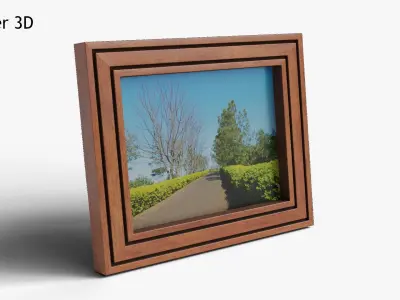 Photo Frame Low-poly 3D model