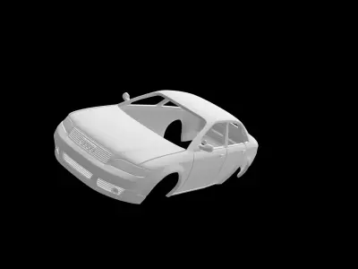 Audi A4 B6 3D print model