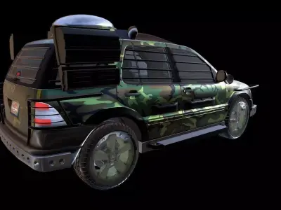 Mercedes Benz ML 430 JP The Lost World Version 3D model