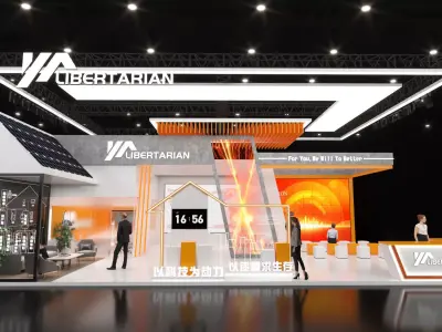 exhibition Low-poly 3D model 5