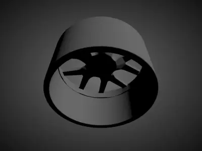 VOLVO S 60 POLESTAR OEM scalable and printable rims 3D print model