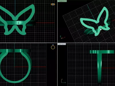 jewelry ring 327 3D print model