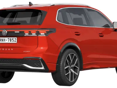 Volkswagen Tiguan R-line 2024 3D model