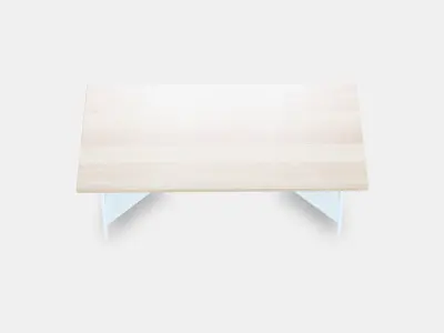 LAW CAPTAIN - DRAFT Desk Low-poly 3D model