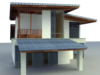 TWO STORY BUILD 3D model