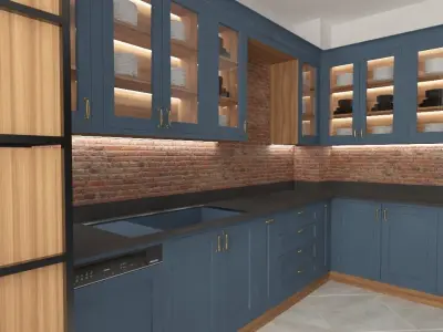 Kitchen Cupboard 3D model