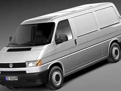 Volkswagen T4 Van 1990-2003 3D model