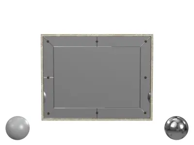 Blanc Mirror Sophia Home 3D model