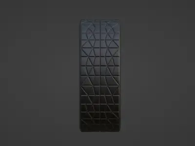 3D Realistic wheel including tire and rim Low-poly 3D model