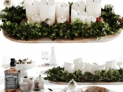 Tableware set 038 3D model