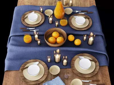 TABLE SETTING 01 3D model