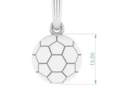 PENDANT SOCCER BALL 3D print model