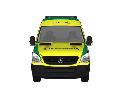 Egypt Ambulance Vehicle 3D model