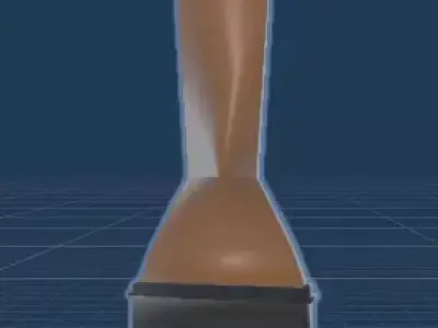 paint brush Free low-poly 3D model