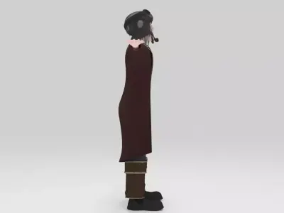 Character Drito Rigged  Engineering Classic  Low-poly 3D model