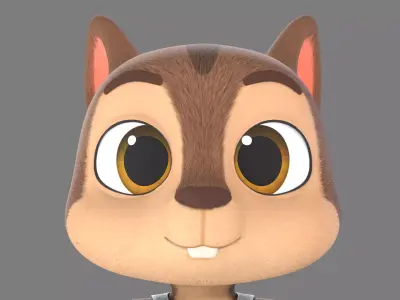 squirrel 3D model